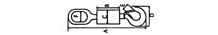 萬向垂重吊鉤.萬向垂重鉤尺寸圖