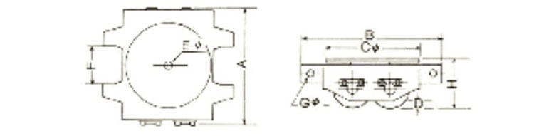 AL-DUW-K型DAIKI搬運(yùn)小坦克,DAIKI搬運(yùn)小坦克尺寸圖